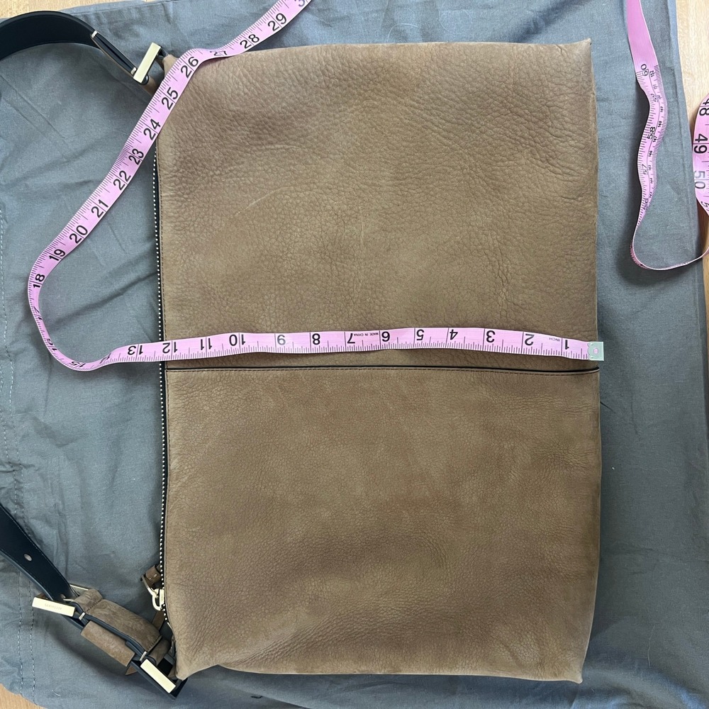 Allsaints All Saints Edbury Oversized Suede Tote Shoulder Bag Purse - Picture 13 of 13